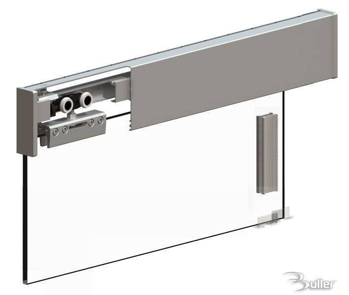 Hercules Glass Aluminium Pelmet Cover 2010mm Silver